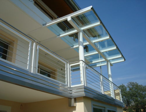 Pensilina e ringhiera